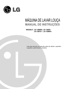 Manual LG LD-12BMO Máquina de lavar louça