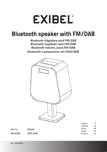 Manual Exibel BDX1400 Speaker
