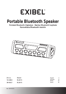 Käyttöohje Exibel BL2615 Kaiutin