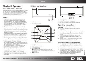 Manual Exibel BX50 Speaker