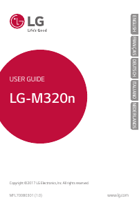 Handleiding LG M320n Mobiele telefoon