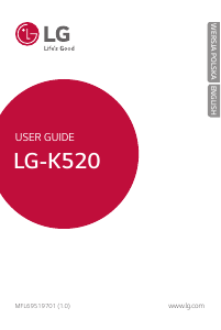 Handleiding LG K520 Mobiele telefoon