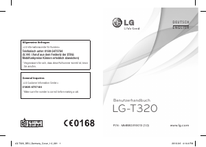 Handleiding LG T320 Mobiele telefoon