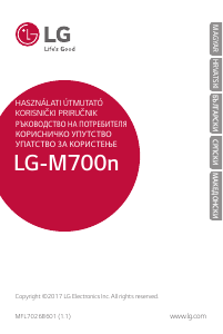 Наръчник LG M770n Мобилен телефон