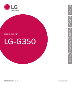 Mode d’emploi LG G350 Téléphone portable