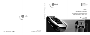 Handleiding LG M4410 Mobiele telefoon