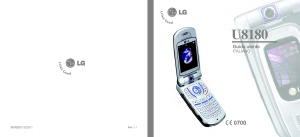 Manuale LG U8180 Telefono cellulare