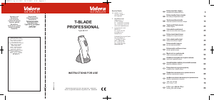 كتيب ماكينة قص الشعر T-Blade Professional Valera