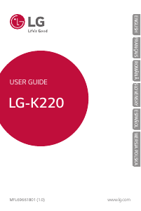 Manual de uso LG K220 Teléfono móvil