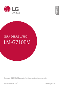 Manual de uso LG LM-G710EM Teléfono móvil