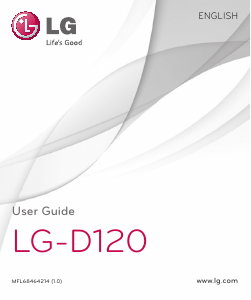 Handleiding LG D120 Mobiele telefoon