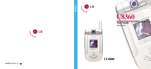 Handleiding LG U8360 Mobiele telefoon