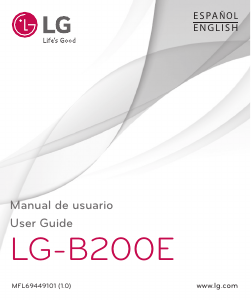Manual de uso LG B200E Teléfono móvil