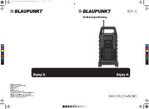 Bedienungsanleitung Blaupunkt BSR 10 Radio