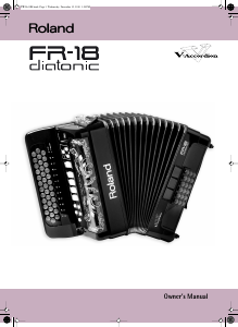 Manual Roland FR-18 Diatonic Accordion