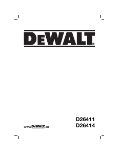 Bruksanvisning DeWalt D26411 Varmepistol