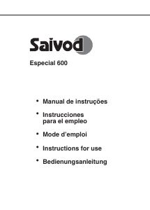 Handleiding Saivod Especial 600 Wasmachine