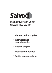 Manual Saivod Exclusive 1000 Vario Máquina de lavar roupa