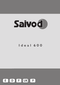 Manual Saivod Ideal 600 Washing Machine