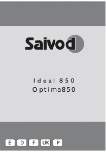 Manual Saivod Ideal 850 Máquina de lavar roupa