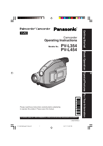 Manual Panasonic PV-L454 Camcorder