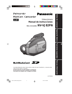 Manual de uso Panasonic NV-VJ82PN Videocámara