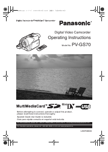 Manual Panasonic PV-GS70P Camcorder
