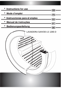 Bedienungsanleitung Saivod LS 1265 D Waschmaschine