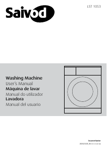 Manual Saivod LST 1053 Máquina de lavar roupa