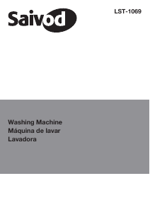 Manual de uso Saivod LST 1069 Lavadora