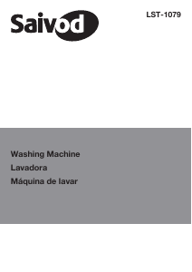 Manual Saivod LST 1079 Washing Machine