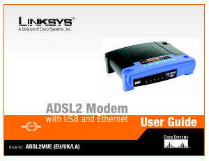 Manual Linksys ADSL2MUE Modem