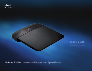 Manual Linksys E1550 Router