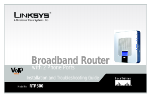 Manual Linksys RTP300 Router