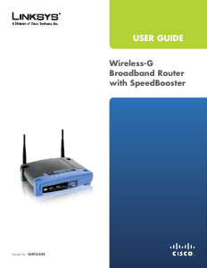 Handleiding Linksys WRT54GS Router