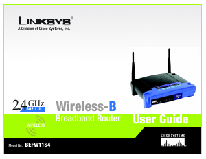 Manual Linksys BEFW11S4 Router