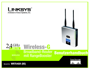 Bedienungsanleitung Linksys WRT54GR Router