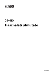 Használati útmutató Epson DS-410 Szkenner