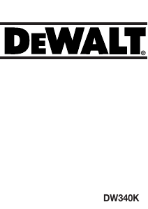 Manuale DeWalt DW340K Pistola ad aria calda