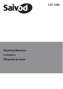 Manual Saivod LST 1289 Washing Machine