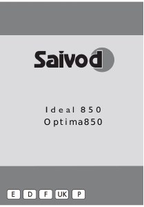 Mode d’emploi Saivod Optima 850 Lave-linge