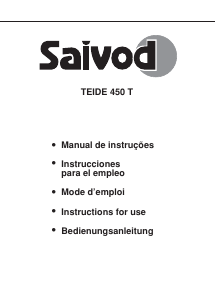 Manual de uso Saivod Teide 450T Lavadora
