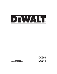 Manual de uso DeWalt DC308K Sierra de calar