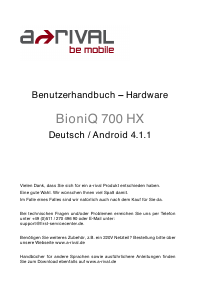 Handleiding A-rival BioniQ 700 HX Tablet