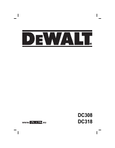 Manuale DeWalt DC318KL Seghetto alternativo