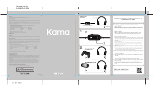 Manual Tritton Kama (PS4) Headset