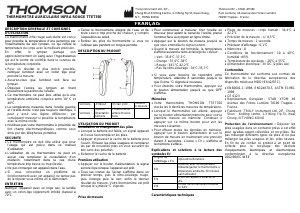 Instrukcja Thomson TTET 350 Termometr