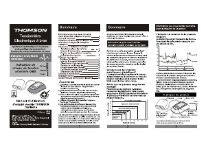 Mode d’emploi Thomson TBPI-901A Tensiomètre