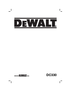 Manual DeWalt DC330 Jigsaw