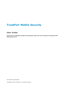 Manual TrustPort Mobile Security